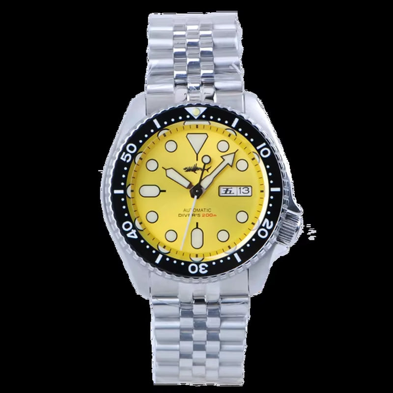 Sharkey SKX007 Vintage Diver Watch Mechanical Men Watches 200M Sapphire Crystal Luminous NH36 Automatic Movement Watch