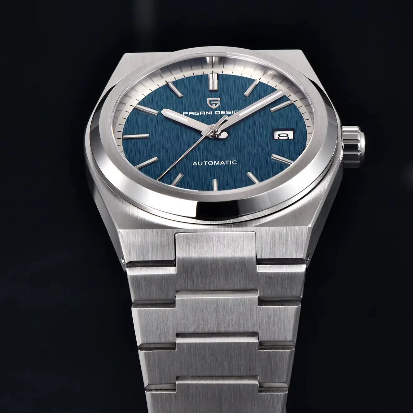 Pagani Design 2024 New NH35 Fashion Men'S Automatic Mechanical Watch Luxury Sapphire AR Coating Stainless Steel Waterproof 10 Ba