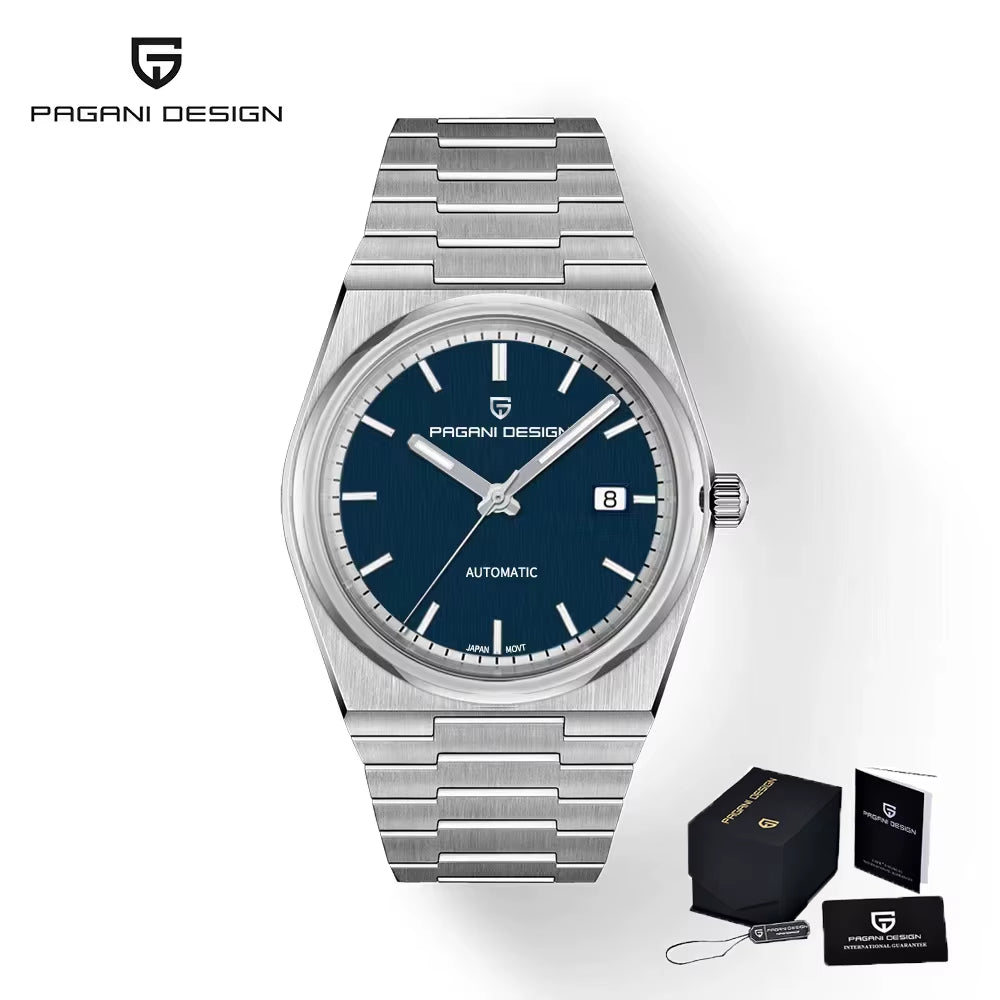 Pagani Design 2024 New NH35 Fashion Men'S Automatic Mechanical Watch Luxury Sapphire AR Coating Stainless Steel Waterproof 10 Ba