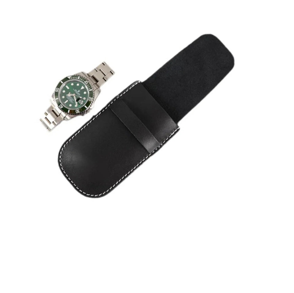 PU Leather Watch Pouch - Stylish and Protective Storage for Your Timepiece