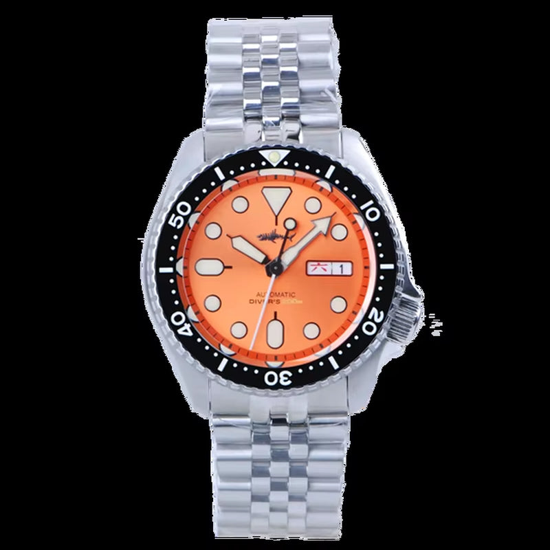 Sharkey SKX007 Vintage Diver Watch Mechanical Men Watches 200M Sapphire Crystal Luminous NH36 Automatic Movement Watch