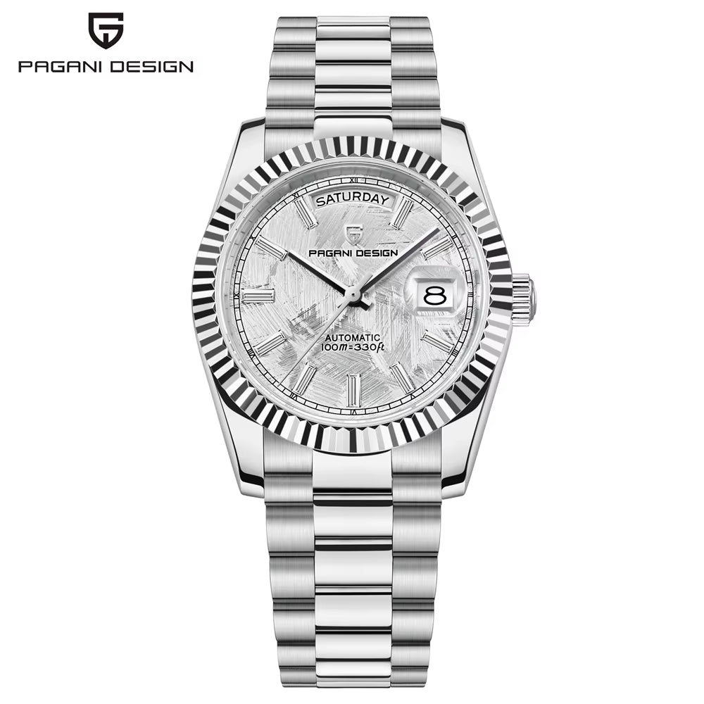 2025 New Men'S Watches Mechanical Top Brand Luxury Automatic Watch for Men AR Sapphire Glass Calendar Wrist Watch