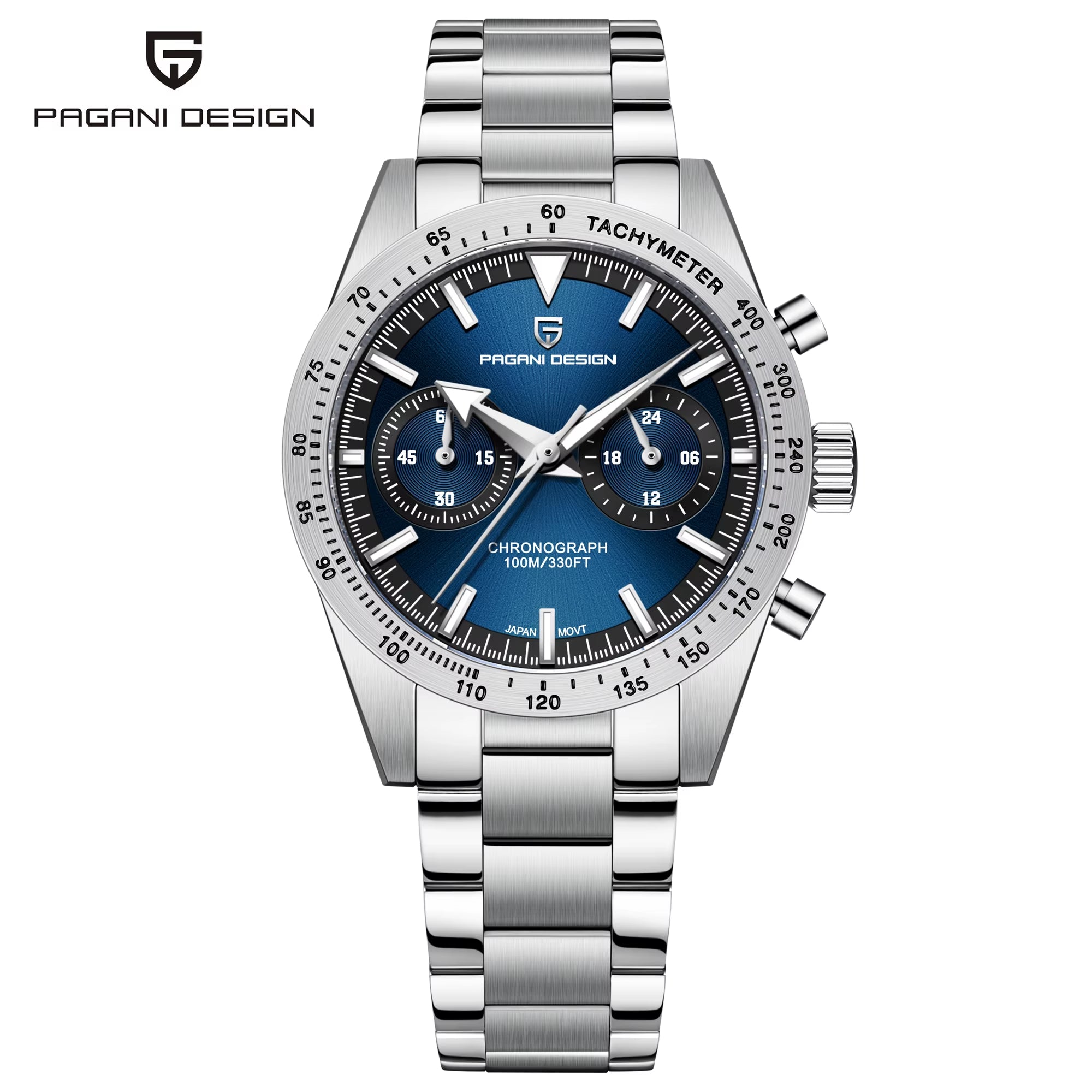 PAGANI DESIGN 2025 New Men'S Watches Top Luxury Man Quartz Wristwatches Chronograph Sapphire Mirror Waterproof Sport Watch Clock