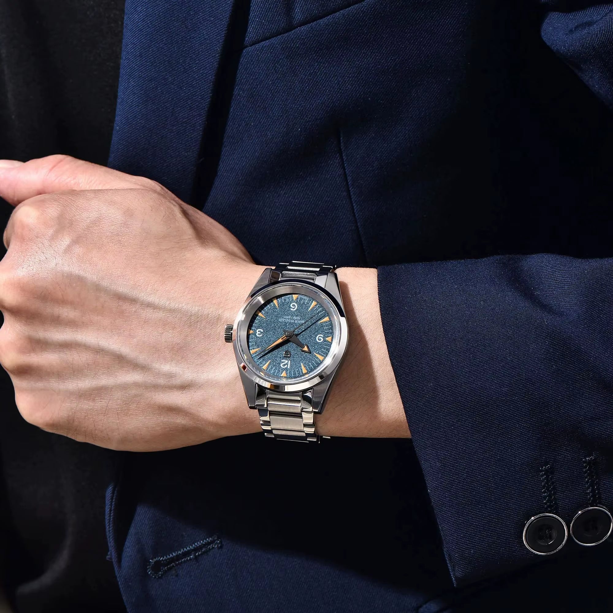 2025 New VH31 Casual Men'S Quartz Watch Luxury Sapphire Stainless Steel Waterproof 10Bar Luminous C3 Reloj Hombre