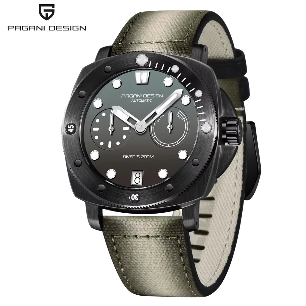 2023  New Fashion and High-End Men Mechanical Wristwatch Stainless Steel Sapphire Glass 20Bar Waterproof Men Watch