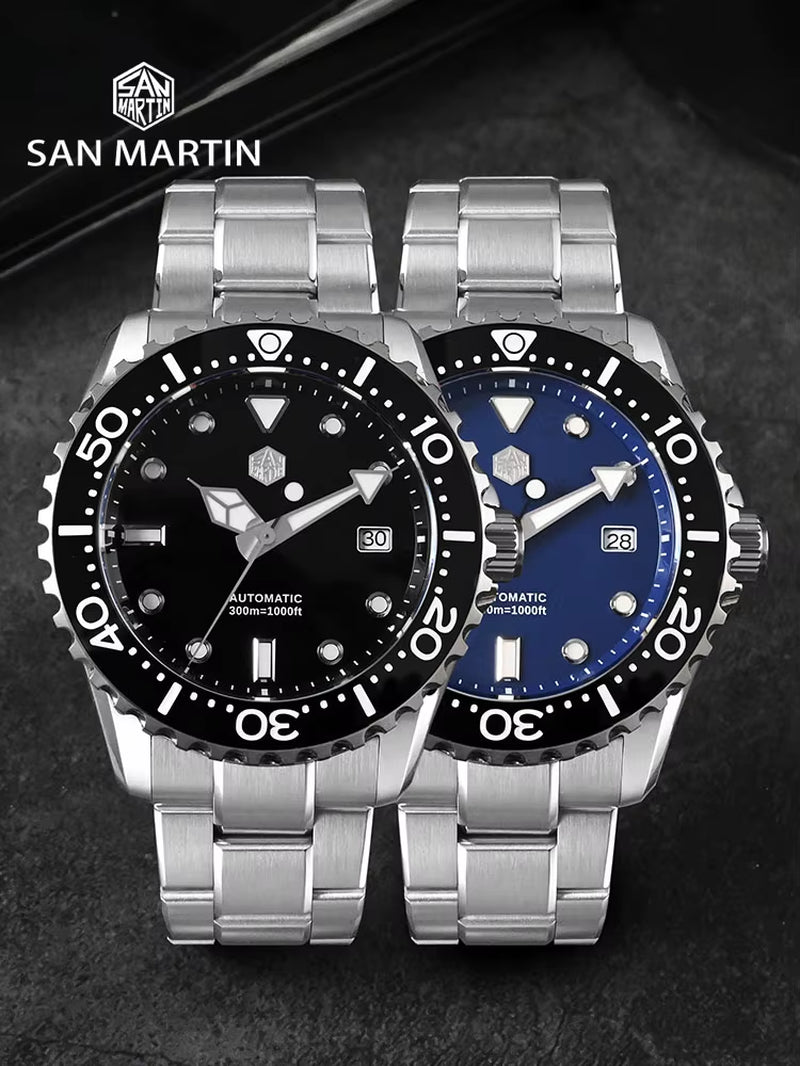 New 44Mm Luxury Men'S Diving Watch Classic High Quality NH35 Automatic Mechanical Sapphire BGW-X1 20Bar Reloj SN0009