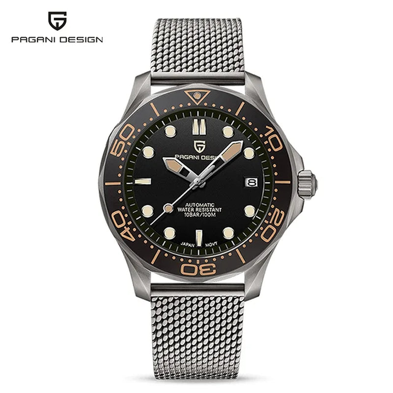 2025 New Mens Automatic Watches Men 007 Top Luxury Mechanical Men'S Wristwatch NH35A Ceramic Bezel Sapphire Mirror