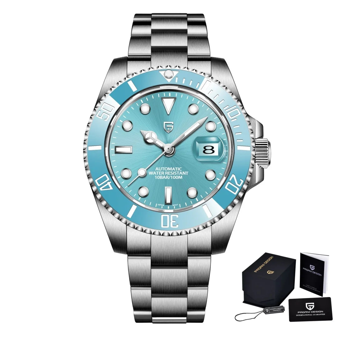 PAGANI Design 2025 New 40Mm Men Automatic Mechanical Watches Men Luxury Japanese Movemenstainless Steel Waterproof Watch Relogio